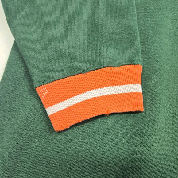 Team Edition Apparel Miami Hurricanes Embroidered Logo Vintage Crew Neck - Picture 4 of 10
